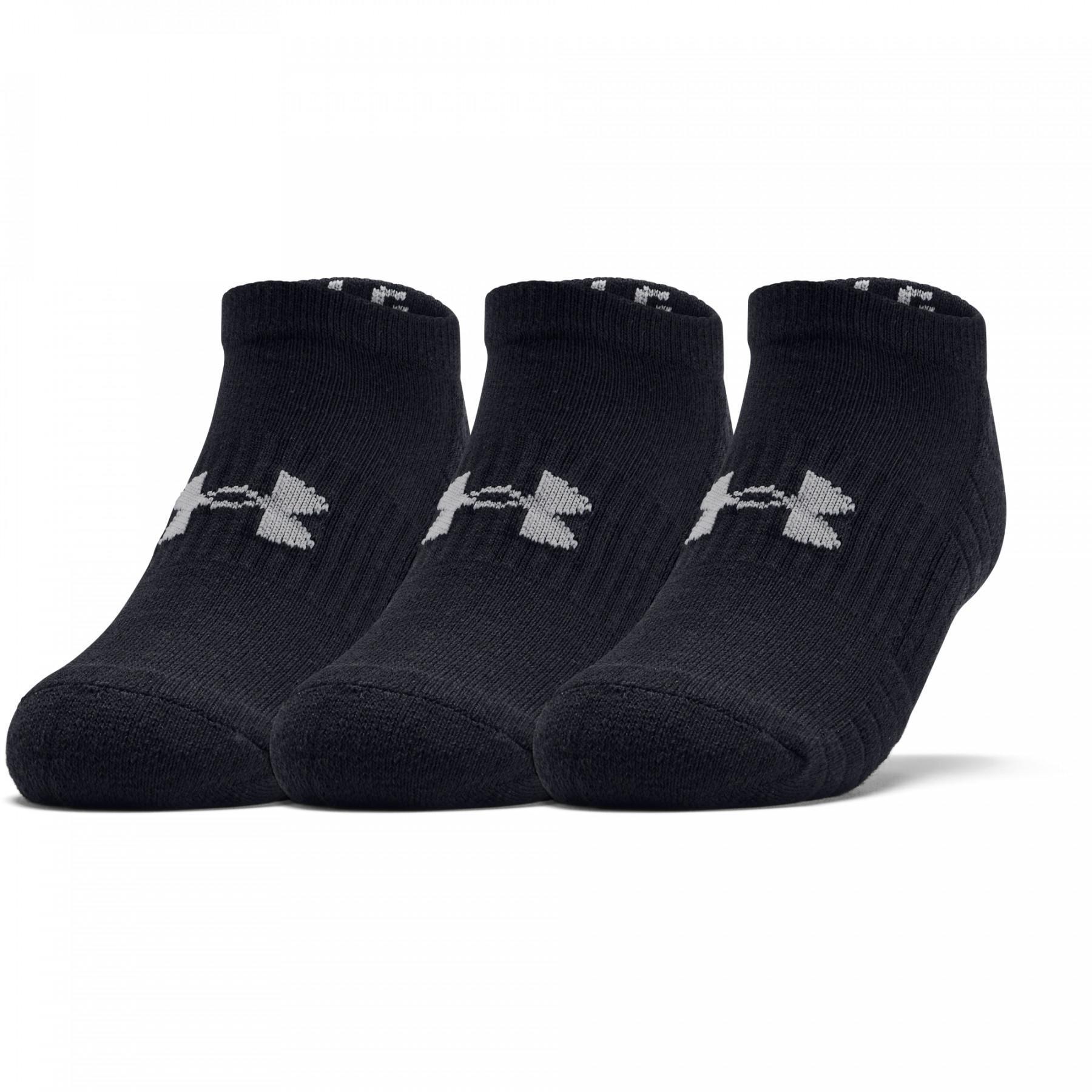 Set van 3 paar onzichtbare sokken Under Armour Training Coton