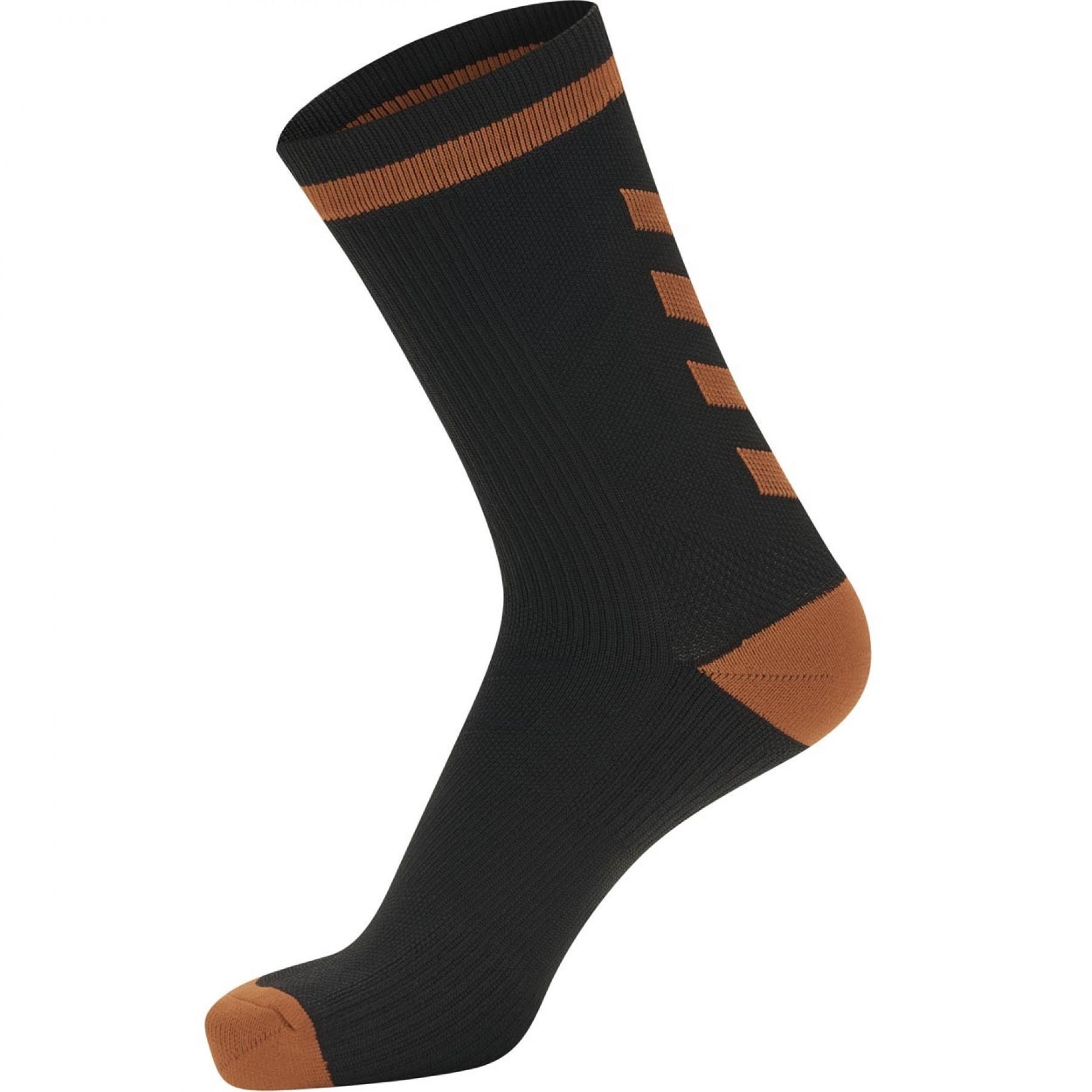 Set van 3 paar donkere sokken Hummel Elite Indoor Low (coloris au choix)