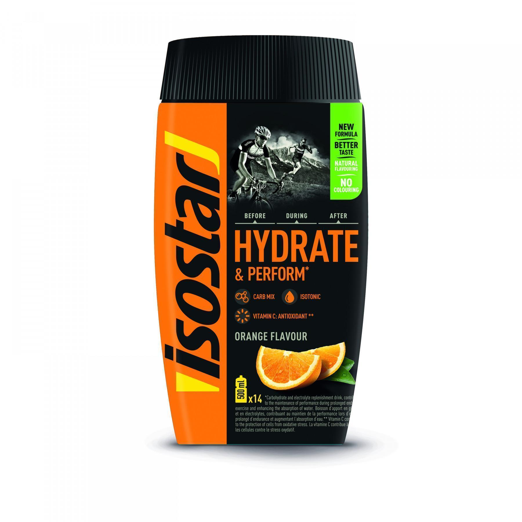 Poeder Isostar Hydrate & Perform Orange (6 boîtes)