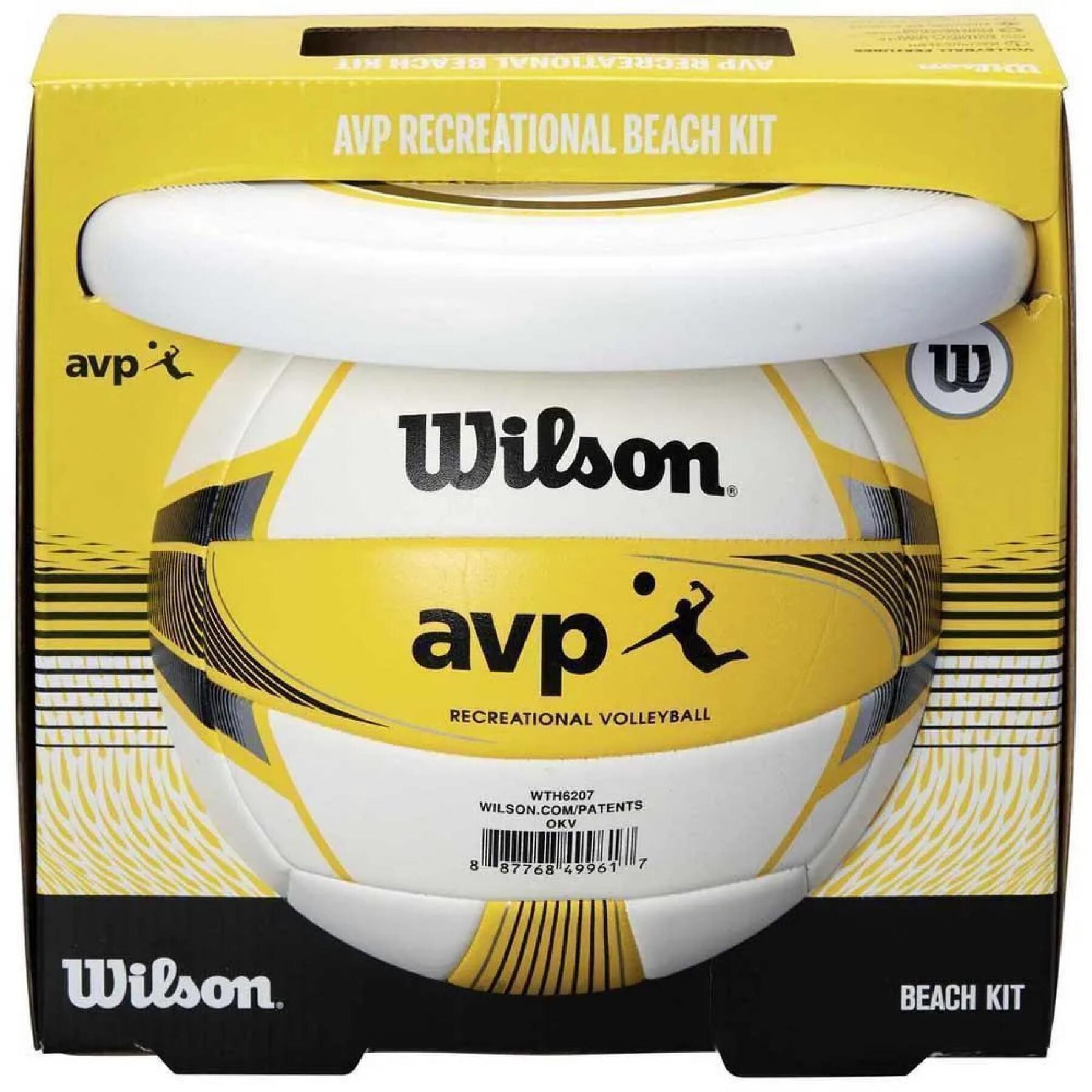 Beachvolleybalset Wilson AVP (Ballon + Disque)