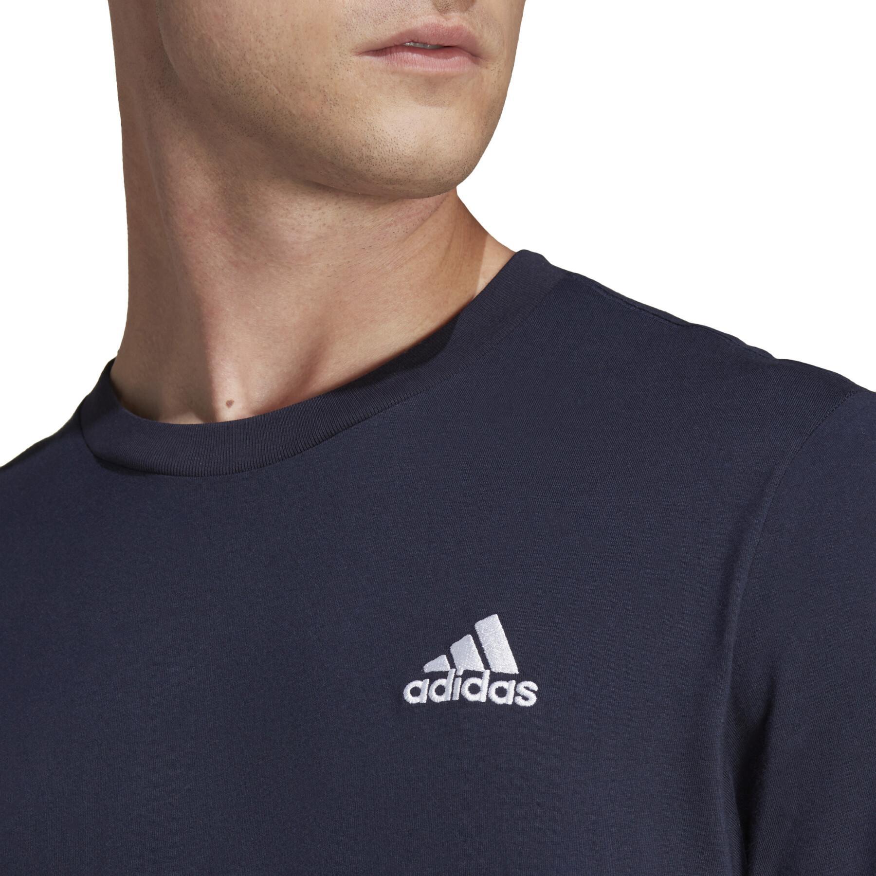 Eenvoudige geborduurde kleine logo jersey adidas Essentials
