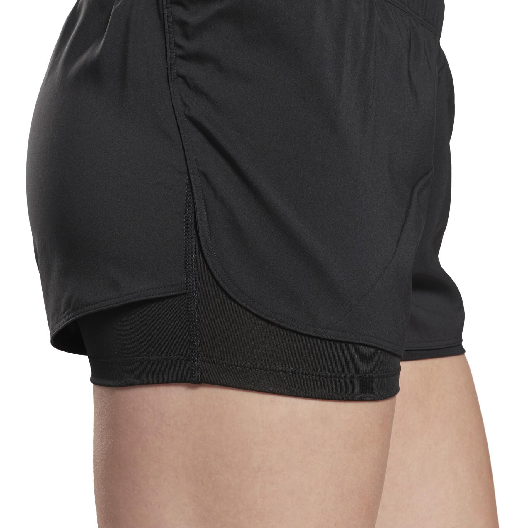 Dames shorts Reebok Running Essentials Two-in-One