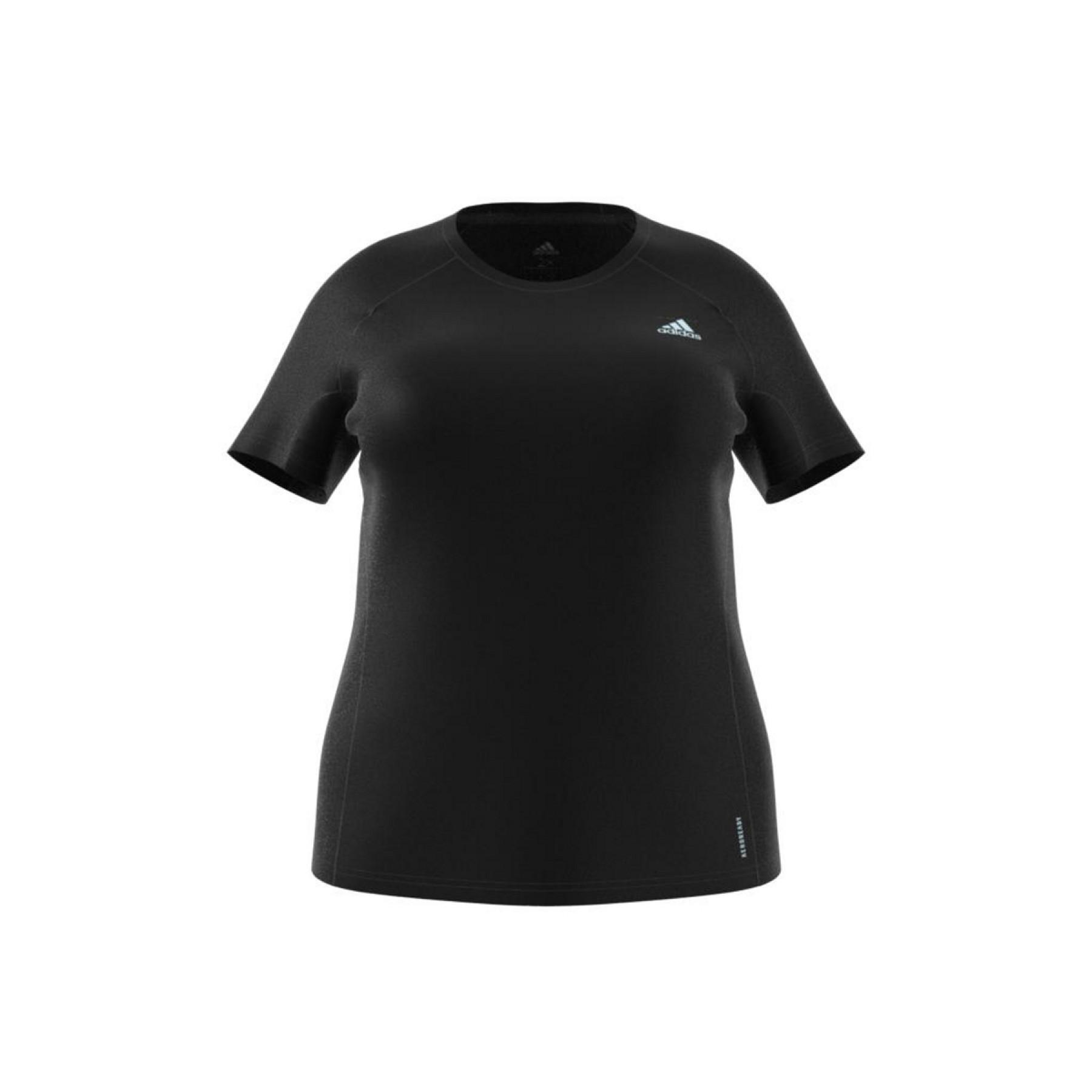 Dames-T-shirt adidas Runner Grande Taille