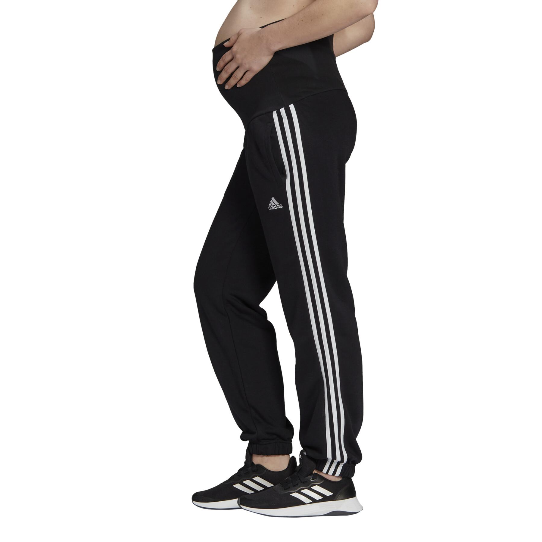 Dames positie joggingpak adidas Essentials Cotton 3-Stripes