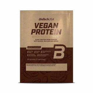 50 pakjes veganistisch eiwit Biotech USA - Café - 30g