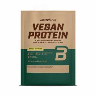 50 pakjes veganistisch eiwit Biotech USA - Banane - 25g