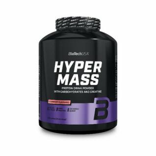 Weight gainer Biotech USA hyper mass - Fraise - 2,27kg