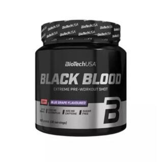 Set van 10 potten booster Biotech USA black blood caf + - Myrtille - 300g