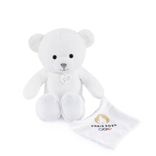 Teddybeer met knuffel parijs 2024 Doudou & compagnie 25 cm