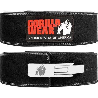 4-inch leren hijsband Gorilla Wear