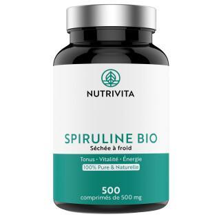 Organisch Spirulina Voedingssupplement - 500 tabletten Nutrivita