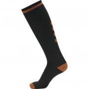 Pak van 5 paar donkere sokken Hummel Elite Indoor high (coloris au choix)