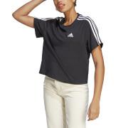 T-shirt court damestrui adidas Essentials 3-Stripes