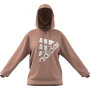 Hoodie Dames adidas Brand Love Slanted Logo Relaxed