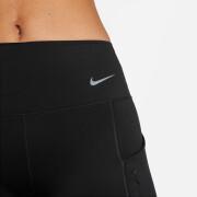Dames short met mid-rise pasvorm Nike Dri-Fit Go