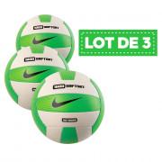 Set van 3 ballonnen Nike 1000 softset outdoor vert/blanc