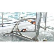 Elliptische trainer voor zwembaden van roestvrij staal Waterflex Elly