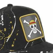 Trucker tag cap met net Capslab One Piece Skull